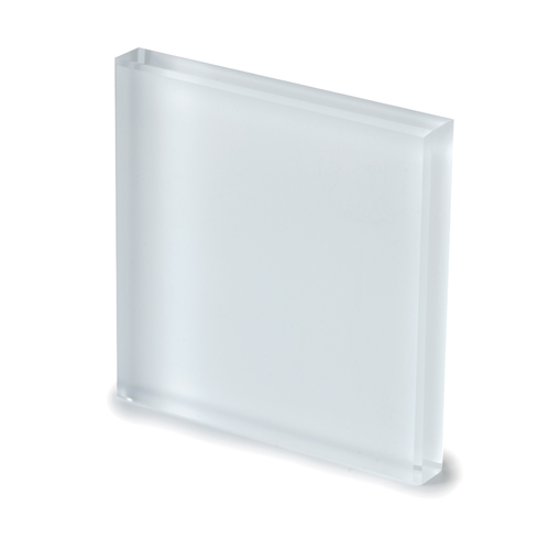 Frosted white glass 